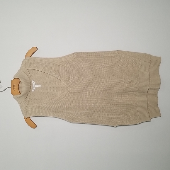 BCBGeneration Cutout Knit Turtleneck Sweater Vest - Picture 2 of 6